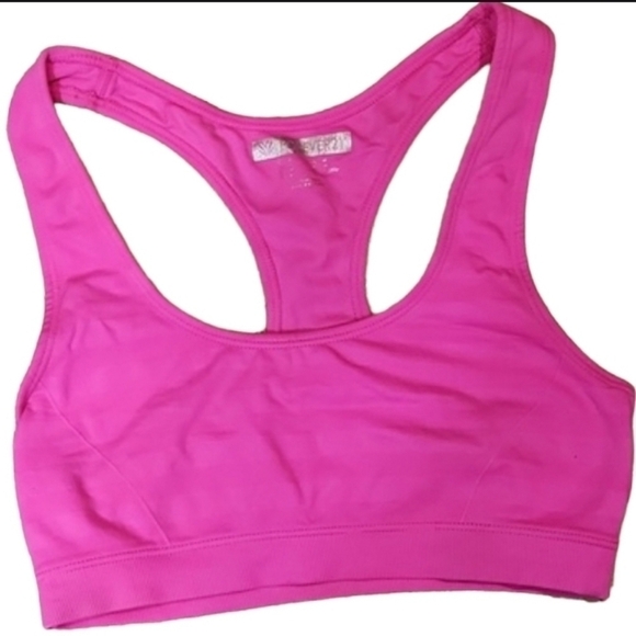 Forever 21 Bright Pink Razor Back Sports Bra - Picture 3 of 5